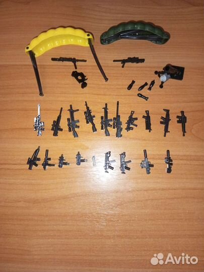 Lego оружие для минифигурок