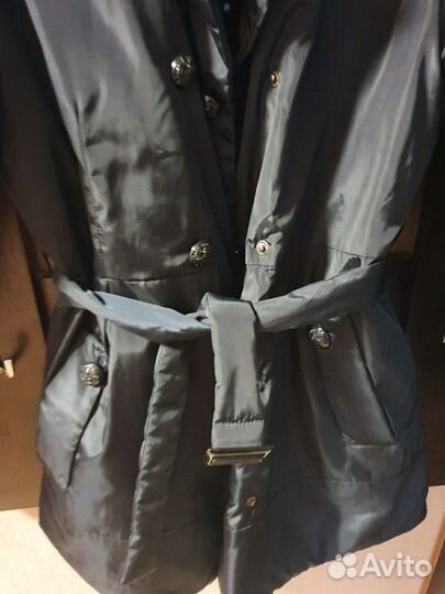 Плащ темно-синий для школы