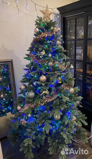 Ель голубая 180 см искуственная