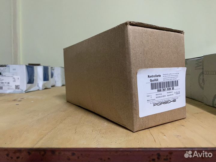Колодки перед Porsche Cayenne Оригинал 95835193930