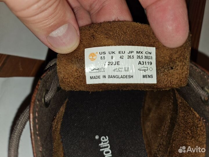 Ботинки оригинальные Timberland повседневные
