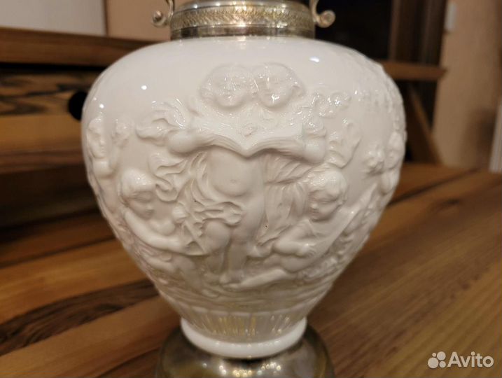 242962 Ваза и тарелка Capodimonte art. 03411