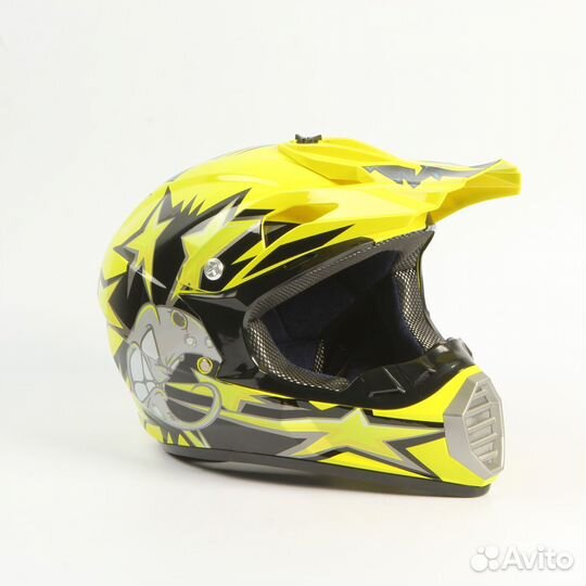 Шлем WLT126 (Неон Желтый, XL)