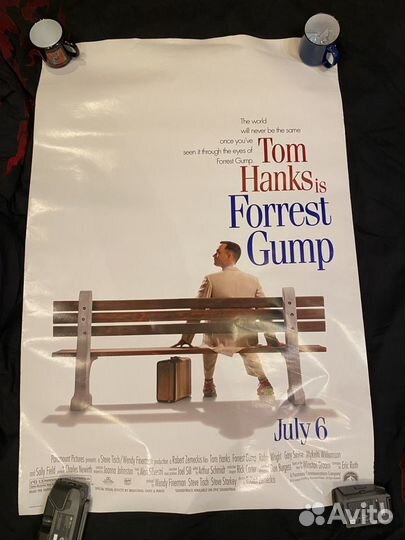 Постер афиша Форест Гамп Том Хэнкс