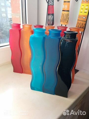 Вазы стекло Икея разные.21см