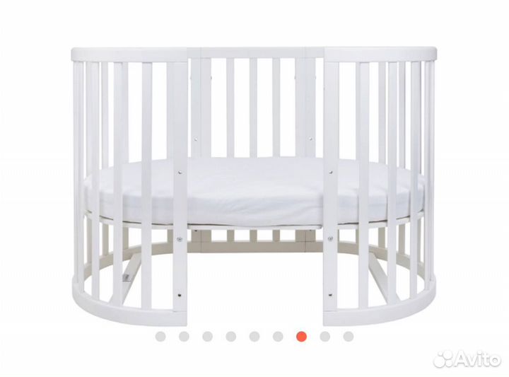 Кроватка трансформер ellipsebed + 3 матраса