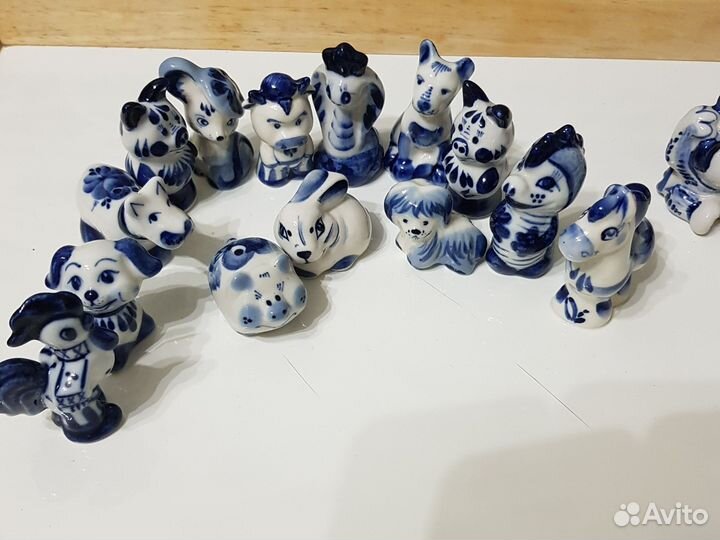 Фигурки гжель