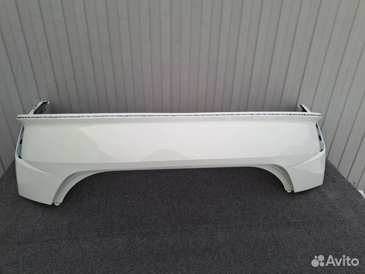 Бампер задний Hyundai Solaris 2 2020 белый