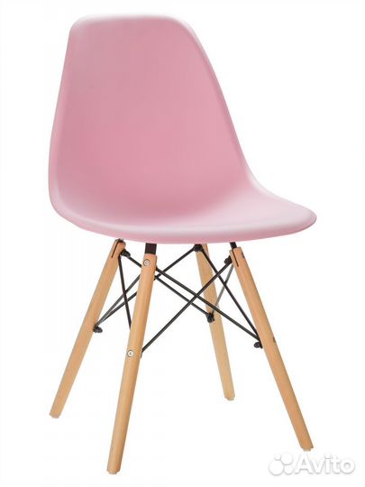Стул в стиле eames DSW,розовый