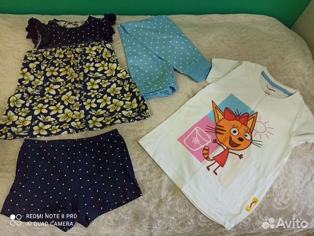 Летние вещи пакетом на девочку 110 116
