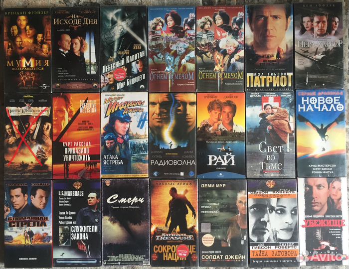 В/кассеты с фильмами (см. описание)