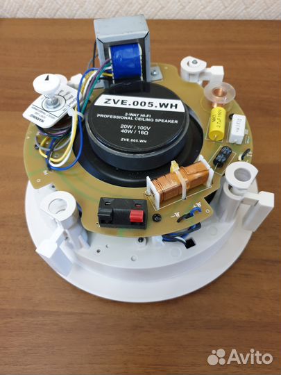 Динамики потолочные двухполосные ZVE.005.WH