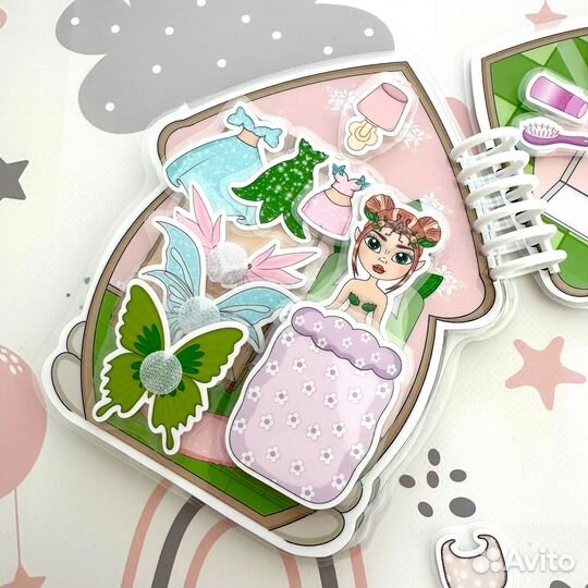 Игра на липучках домик феи