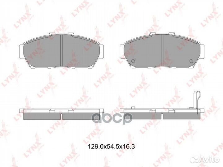 Колодки тормозные дисковые перед BD3433 LYN