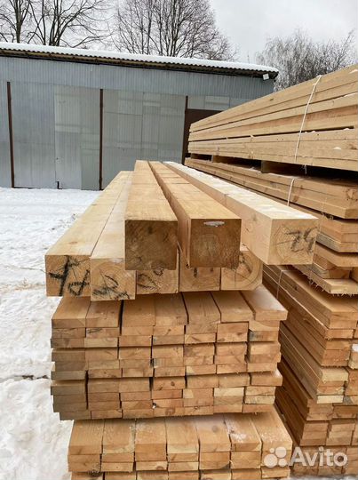 Брус обрезной 150х150х6000мм