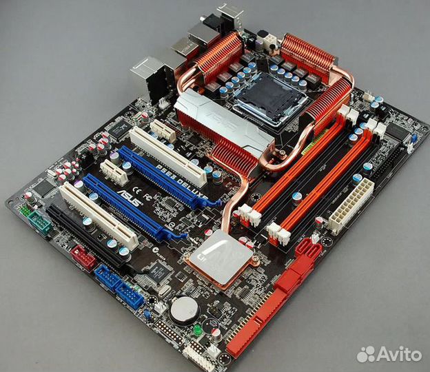 Матплата asus P5E3 Deluxe (lga 775). Память. Кулер