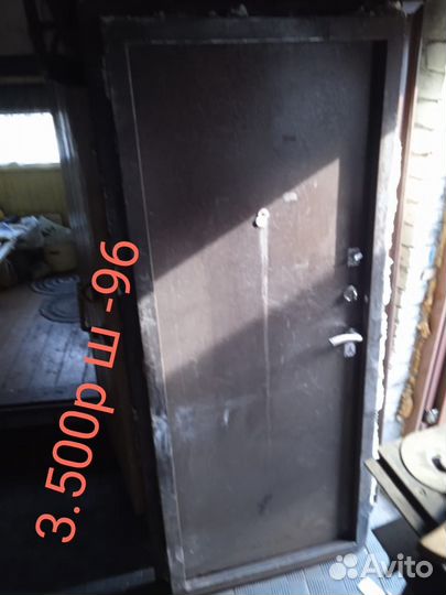 Дверь входная металлическая+пластиковая