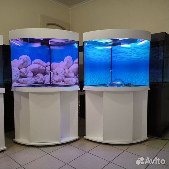 Аквариум 200 свет биофильтр фон подставка
