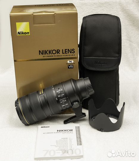 Обьектив Nikon 70-200mm f/2.8G ED VR II AF-S