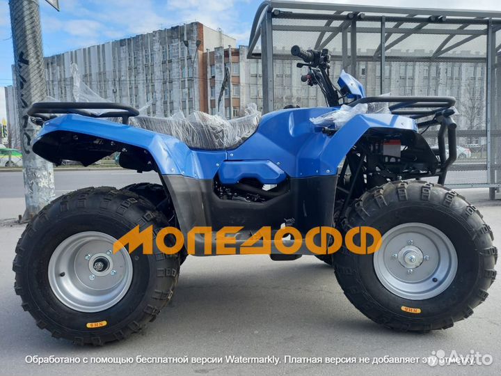 Квадроцикл irbis ATV125 Blue + шлем