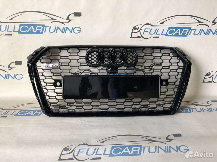 Решетка радиатора Audi A4 B9 RS в S Line бампер