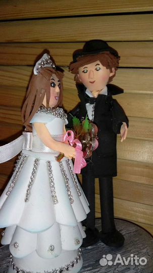 Куклы из фоамирана-подарок на свадьбу