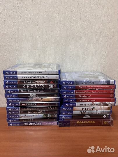 Игры (Диски) для PS 4