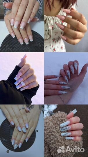 Наращивание ногтей и покрытие