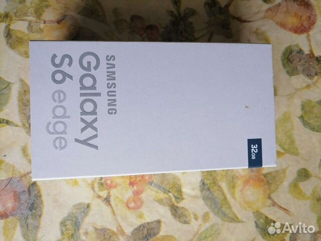 Коробка от телефона samsung galaxy s6