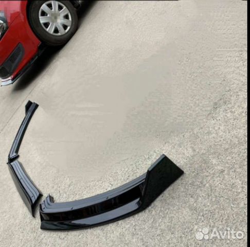 Сплиттер передний Фольксваген Поло хетчбэк