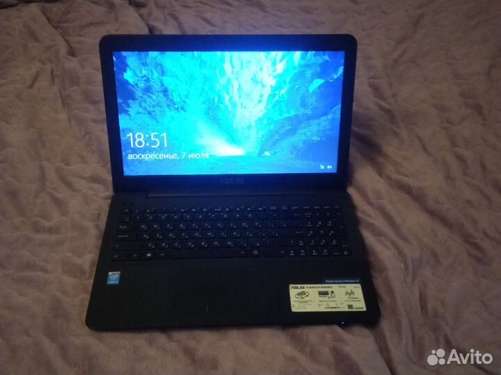 Ноутбук asus x554l б/у