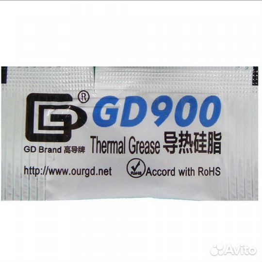 Термопаста GD900 аналог Arctic Cooling MX-2
