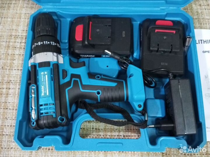 Новая ударная дрель шуруповерт makita 20 V