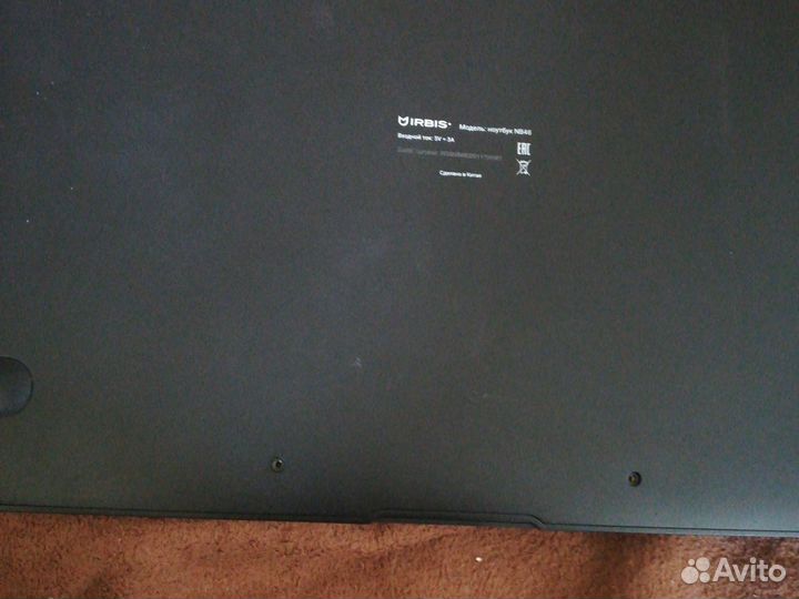 Ноутбук irbis на запчасти