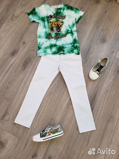 Джинсы,Футболка Gucci 6 лет