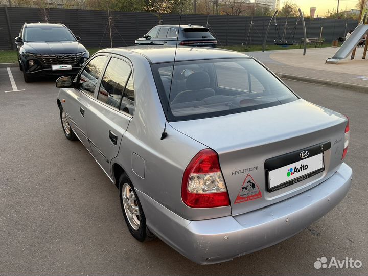 Hyundai Accent 1.5 AT, 2007, 230 000 км