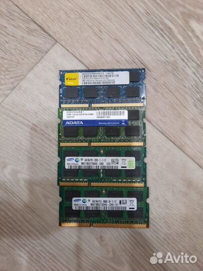 Оперативная память для ноутбука DDR3,DDR4