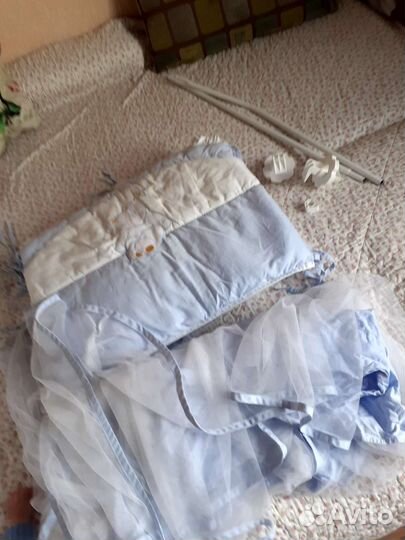 Бортики в детскую кроватку