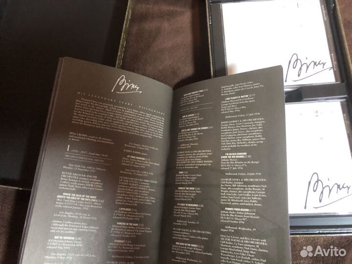 4CD + брошюра издание Bing His legendary years