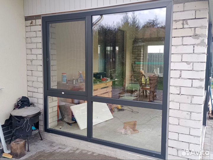 Пластиковые окна антрацит