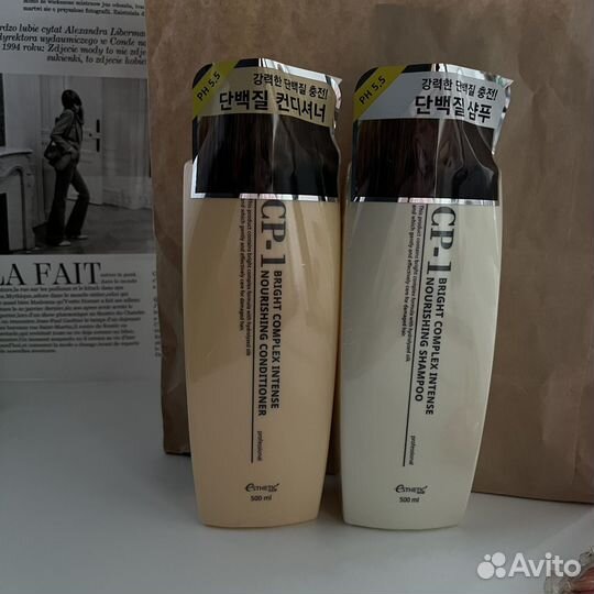 Шампунь и кондиционер для волос CP1, корейский