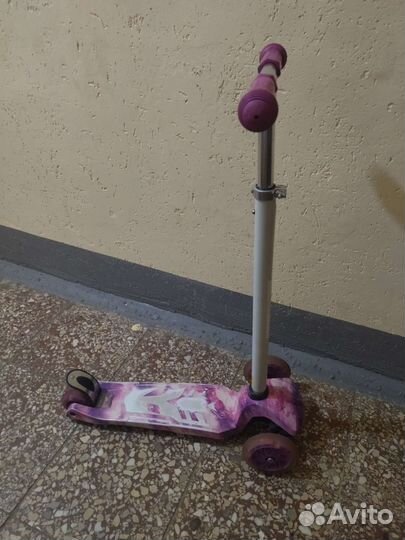 Самокат детский трехколесный бу