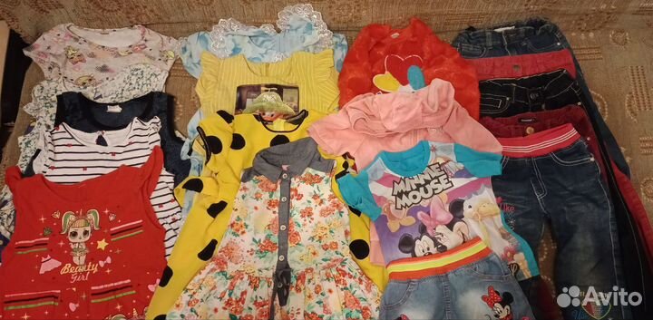 Вещи для девочки 2-4 года пакетом