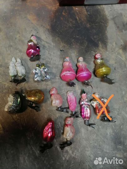 Елочные игрушки СССР советские