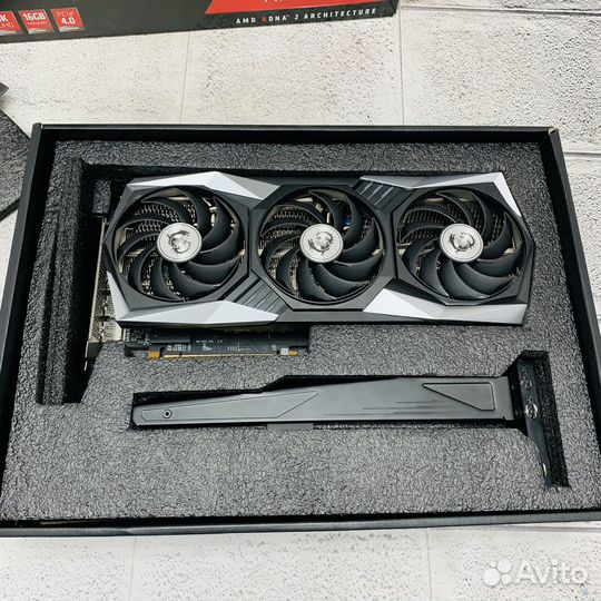 RX 6950 XT 16GB MSI gamin trio X полный комплект