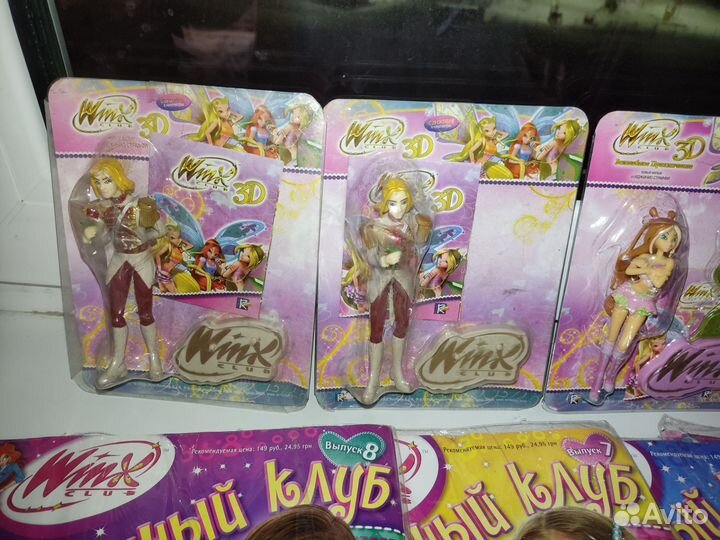 Винкс (winx) фигурки и журналы с косметикой