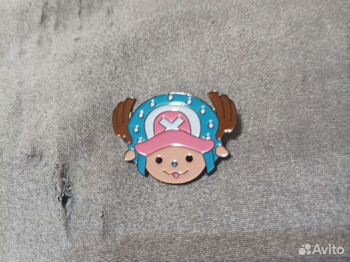 Ван пис, One piece, значок, чопер