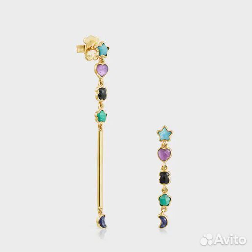 Серьги tous из вермеля