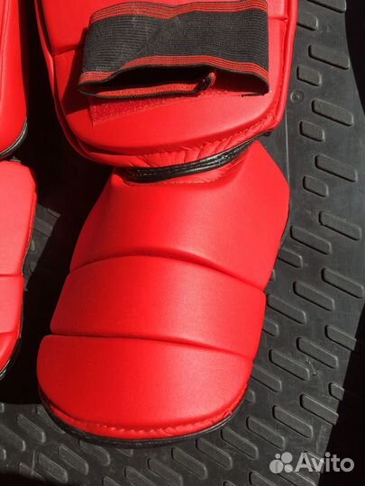 Защита голень-стопа Cliff (M, Красный)