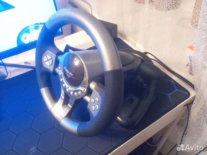 Игровой руль Defender Forsage GTR
